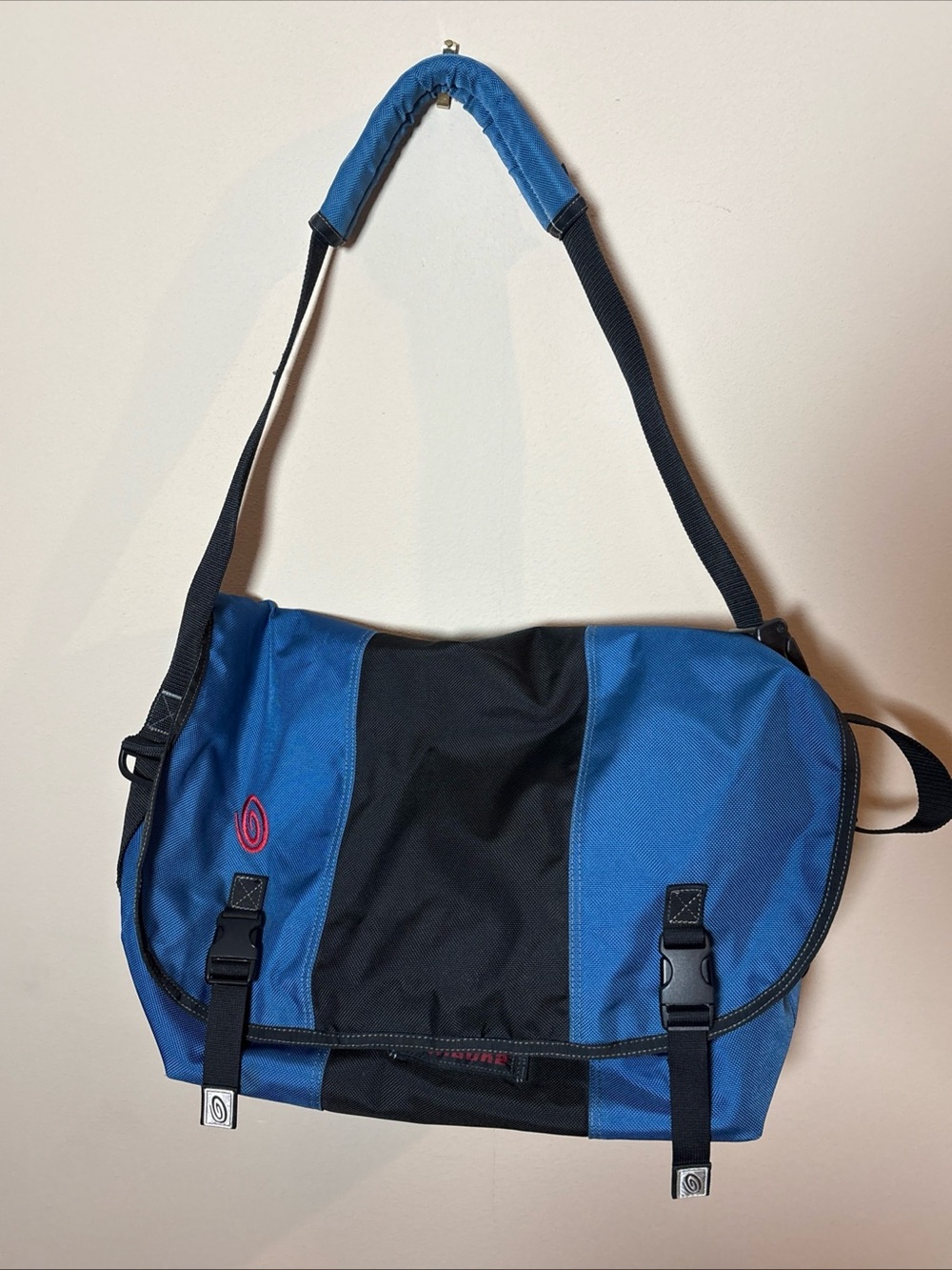 TIMBUK2 Messenger Bag Blue Laptop Travel Large